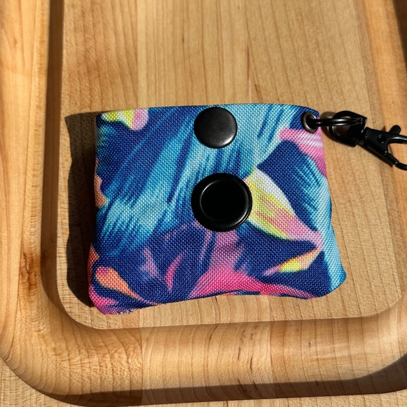 Floral, Waterproof canvas, waste bag holder BOUTIQUE - Picture 3 of 4